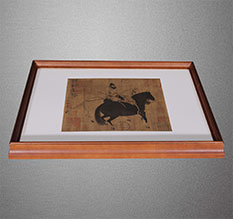 天门书画装裱配框服务案例